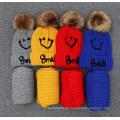 Kinder Baby Unisex Kinder Jungen Mädchen Winter Stickerei Beanie Hat Set Schal (SK416S)